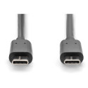 "DIGITUS USB 2.0 Anschlusskabel Typ C -C St/St 1.0m. sw"