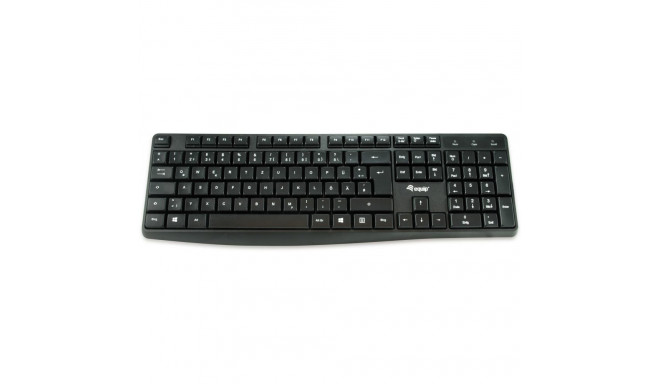 "Equip Kabelgebundene USB Keyboard schwarz. deutsch"
