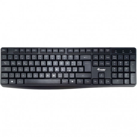 "Equip Kabelgebundene USB Keyboard schwarz. italieni"