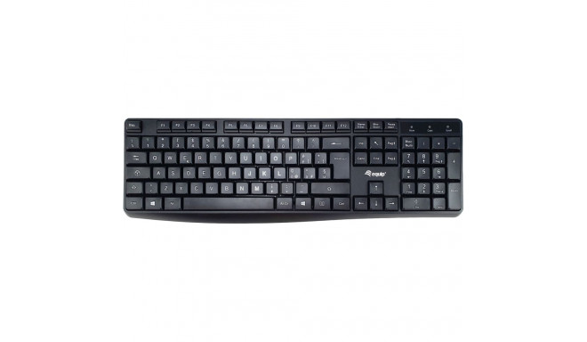 "Equip Kabelgebundene USB Keyboard schwarz. italieni"