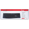 "Equip Kabelgebundene USB Keyboard schwarz.US Layout"