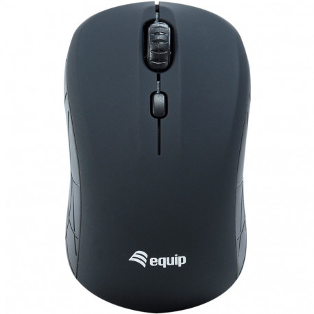 "Equip Optische Maus kabellos USB Mini R+L schwarz"