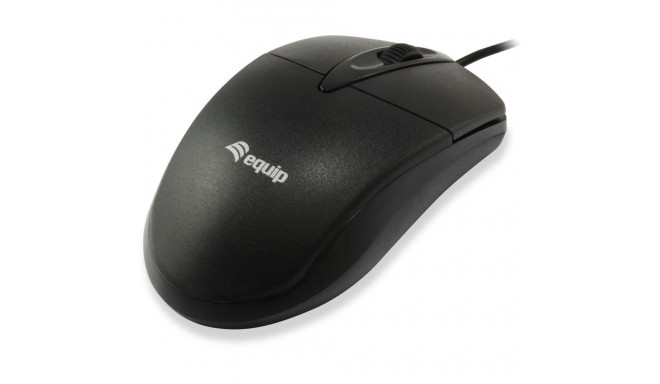 "Equip Optische Maus USB Desktop Rechts-Linkshänder 1.35m sw"