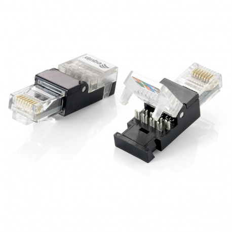 "Equip Steckverbinder RJ45 Cat6 2Stk ungeschirmt werkz Polybeutel"