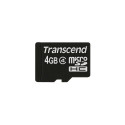"CARD 4GB Transcend microSDHC Class 4"