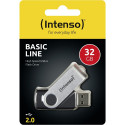 "STICK 32GB USB 2.0 Intenso Basic Line Black/Silver"