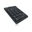 "KeySonic TAS ACK-118BK Corded Nummernblock Silikon IP64 sw"