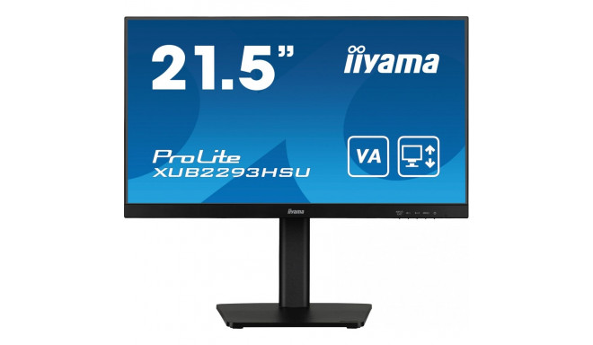 "IIYAMA 54.5cm (21.5"") XUB2293HSU-B7 16:9 HDMI+DP+2xUSB"