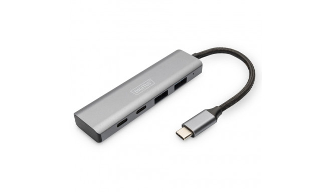 "DIGITUS USB-C-Hub 4-Port 3.1 ->2xUSB A 2xUSB C int.Kabel"