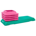 Stepipink Aerobic Step inSPORTline AS500 roheline/roosa