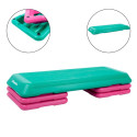 Stepipink Aerobic Step inSPORTline AS500 roheline/roosa
