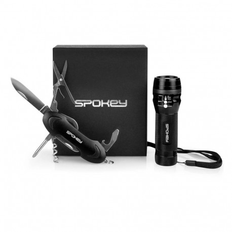 Zestaw Multitool Spokey 2-częściowy z latarką 929232