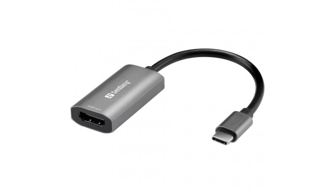 Adapter Sandberg USB-C - HDMI (F), Capture