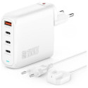 4smarts Flex Pro 100W seinalaadija 3xUSB-C + 1xUSB-A valge