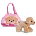 AURORA Fancy Pals plüüsist mänguasi labrador kotis, 20 cm