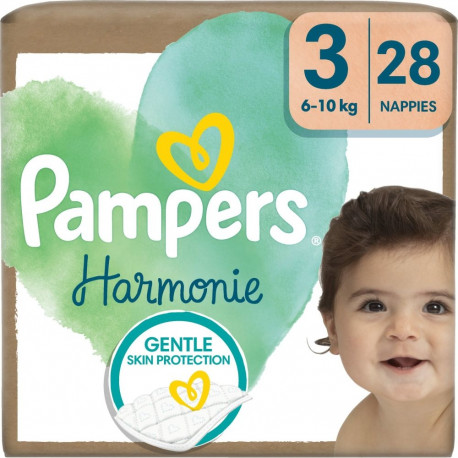 Pampers Harmonie Baby Diapers, size 3, 6kg-10kg, 28 pcs.