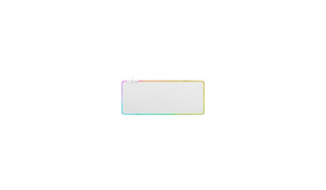 DELTACO GAMING Mouse Pad RGB, 90x36cm ,White (GAM-079-W)