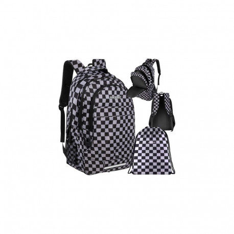 Kruzzel Backpack 30L - checkerboard (24531)