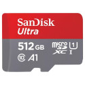 SanDisk Ultra MicroSDXC 512 GB Class 10 UHS-I/U1 A1 kaart (SDSQUAC-512G-GN6MA)