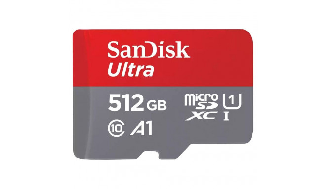 SanDisk Ultra MicroSDXC 512 GB Class 10 UHS-I/U1 A1 kaart (SDSQUAC-512G-GN6MA)