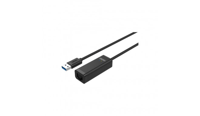 Unitek USB network card - RJ-45 (plug-socket) Black (Y-1468)