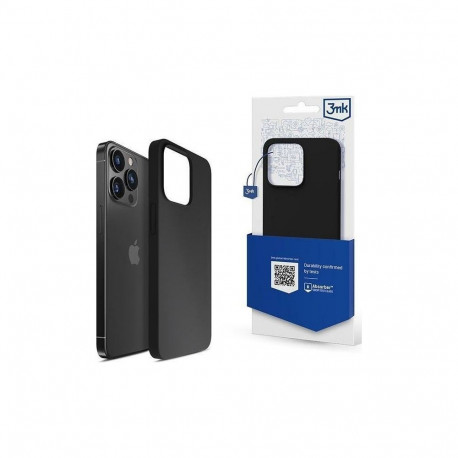 3MK 3MK Silicone Case iPhone 14 Pro Max 6.7" black/black
