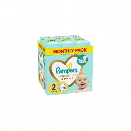Pampers Premium Care 2 Mini 2 mähkmed, 4-8 kg, 224