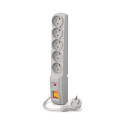 Acar F5 surge protection power strip, 5 sockets, 3 m, gray (W0106)