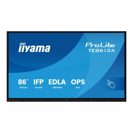 IIYAMA 86-tolline iiWare21E EDLA -Google-GMS-rakendused Android 14 8/128GB 40-punkti PureTouch IR+ n