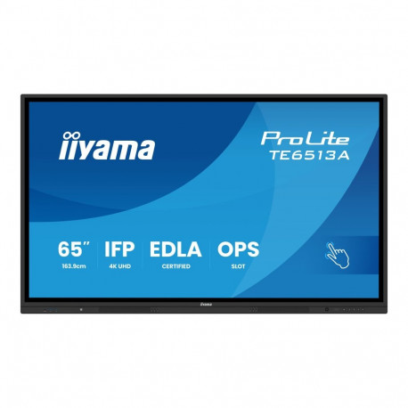 IIYAMA 65-tolline iiWare21E EDLA -Google-GMS-rakendused Android 14 8/128GB 40-punkti PureTouch IR+ n