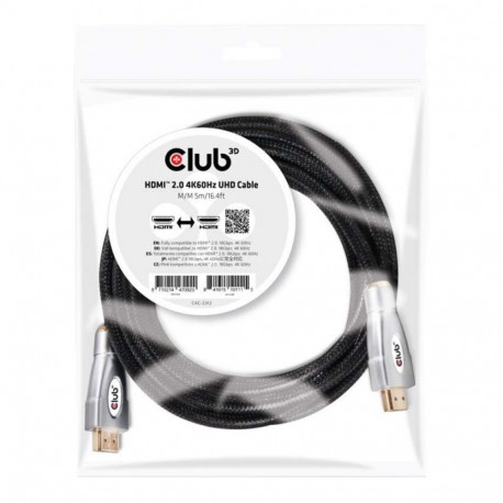 CLUB 3D HDMI 2.0 4K60Hz UHD cable 5m
