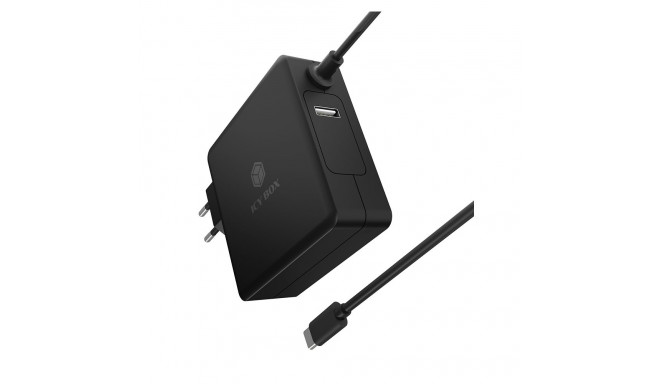 ICY BOX IB-PS101-PD Laptop, Smartphone, Tablet Black AC Indoor