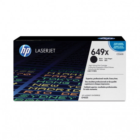 HP 649X suure mahuga must originaal LaserJet toonerikassett