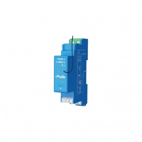 Shelly Qubino Wave Pro 1 electrical relay Blue