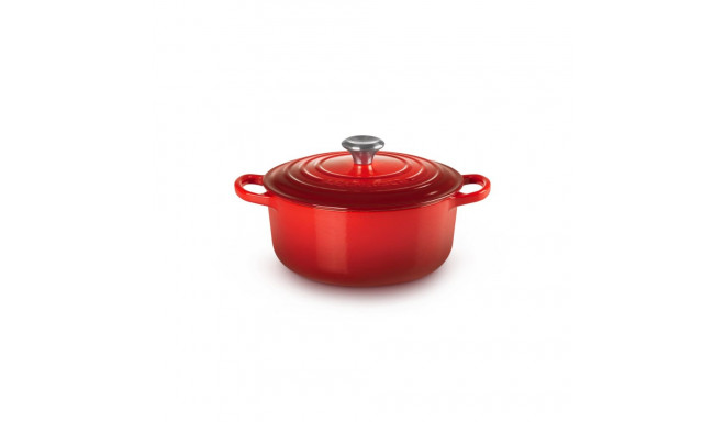 Le Creuset Signature 3,3 l ümmargune punane