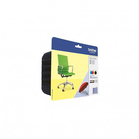 Brother LC229XLVALBPDR ink cartridge 4 pc(s) Original Black, Cyan, Magenta, Yellow