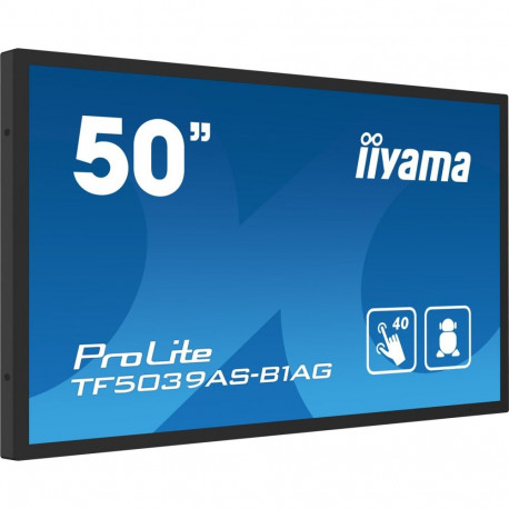 iiyama TF5039AS-B1AG arvutimonitor 125,7 cm (49,5") 3840 x 2160 pikslit 4K Ultra HD LED puuteekraan 