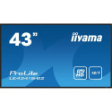 iiyama PROLITE LE4341S-B2 Digital signage flat panel 108 cm (42.5") LCD 350 cd/m² Full HD Black 18/7