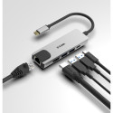 D-Link DUB-M520 sülearvuti dokk/portide replikator juhtmega Thunderbolt 3 alumiinium