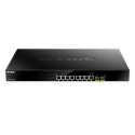 D-Link DMS-1100-10TP hallatav L2 2.5G Ethernet (100/1000/2500) Power over Ethernet (PoE) 1U must võr