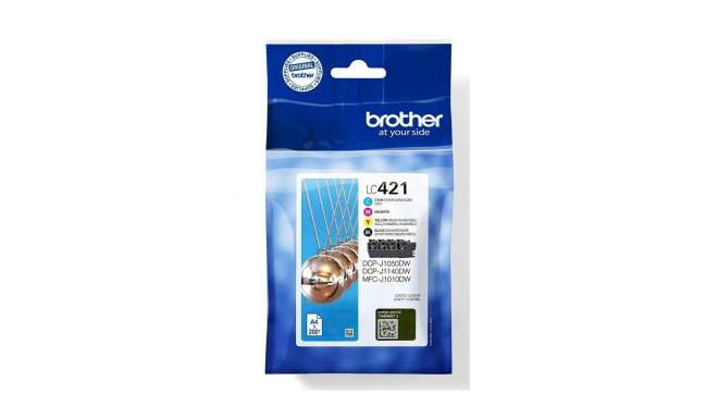 Brother LC421VALDR originaal tindikassett 4 tk must, tsüaan, magenta, kollane