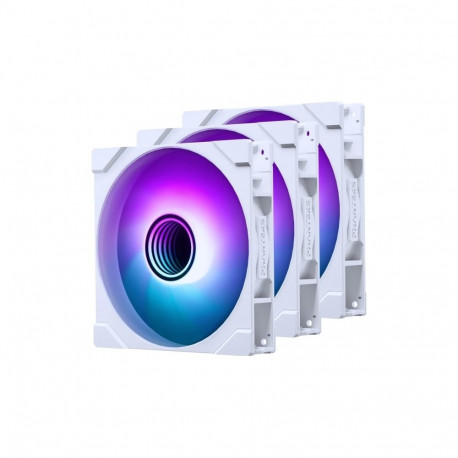 PHANTEKS ventilaator M25 Gen2 PWM D-RGB, 3 tk, 140mm, valge