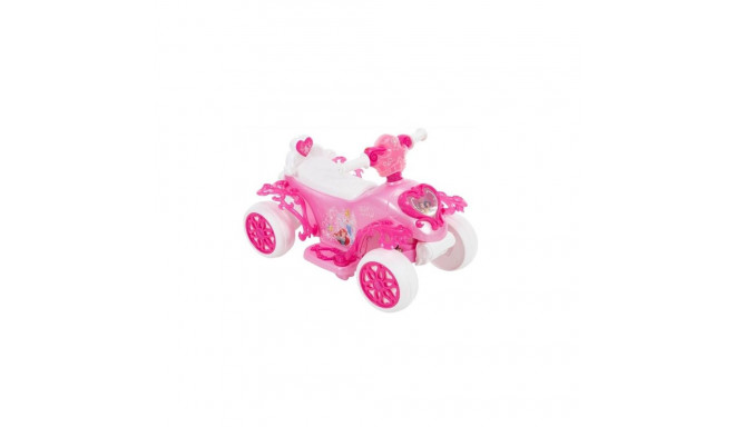 Huffy Princess BUBBLE kvadracikls, 7,2 V, rozā krāsā