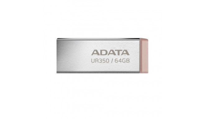 ADATA MEMORY DRIVE FLASH USB3.2 64GB/BROWN UR350-64G-RSR/BG