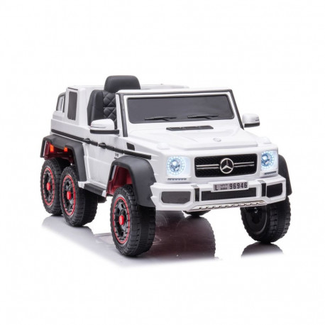 Auto Na Akumulator Mercedes Benz G63 6X6 valge
