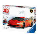 Puzzle 108 elementów 3d pojazdy lamborghini huracan evo verde