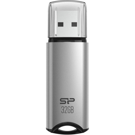 Silicon Power mälupulk 32GB Marvel M02, hõbedane (avatud pakend)