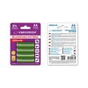 EZA104G Esperanza laetavad Ni-MH AA akud 2000mAh, 4 tk, rohelised