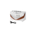 CR 1902 White Radio fm z bluetooth - usb-c
