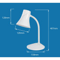 ELD111R Esperanza lampka biurkowa e27 polaris czerwona